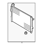 976062H010AS - HVAC: Condenser Assembly for Hyundai: Elantra Image
