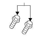C2P7732 - Steering: Angle Sensor Screw for Jaguar: E-Pace, F-Type, XF, XFR, XFR-S, XJ, XJR, XJR575 Image