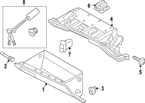 Glove Box for 2025 Genesis Electrified G80 #0