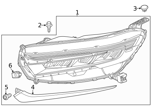 Headlamp Components for 2025 Honda CR-V | OEM Parts Online