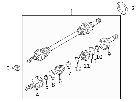 Drive Axles for 2015 Porsche Panamera #2