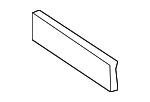 46588516007C45 - Body: License Bracket for Mercedes-Benz Image