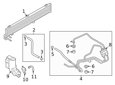 Trans Oil Cooler for 2020 Ford EcoSport #0