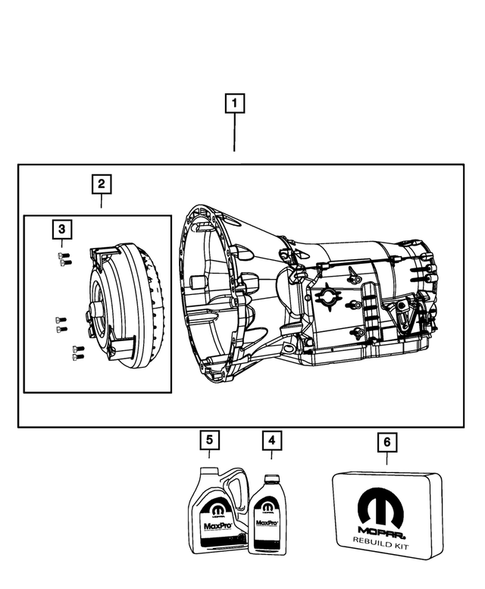 Automatic Transmission / Transaxle and Torque Converter for 2010 Jeep Liberty #0