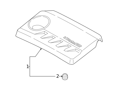 Engine Appearance Cover for 2019 Hyundai Elantra #0