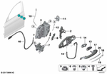 51219881773 - Vehicle Trim: Carrier, Outside Door Handle, Left for BMW Image