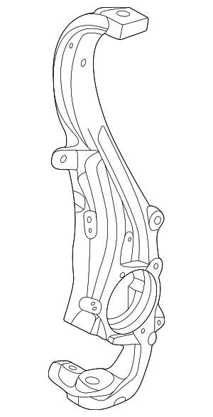 51711T6502 - : Steering Knuckle for Genesis: GV80, GV80 Coupe Image