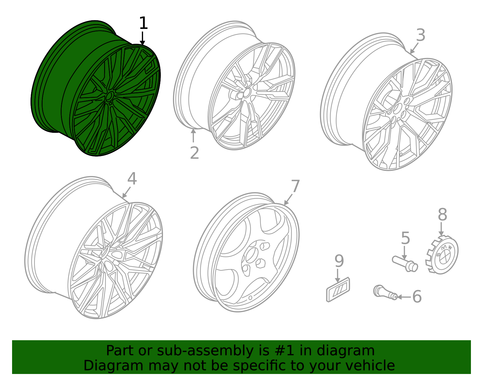 ぽて様 36107841690 - M double spoke style 224 | Turner Motorsport