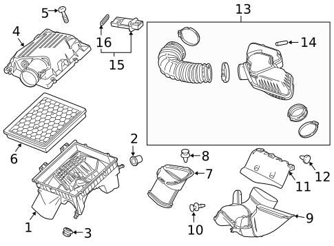 Air Intake for 2016 Buick Regal #0