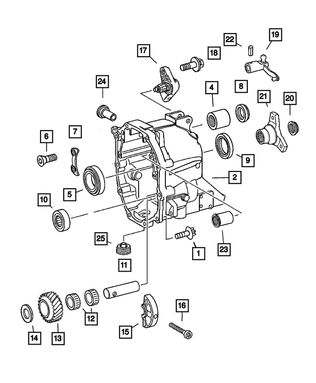 6104006AA - Manual Transmission 6 Speed [DED]: Bolt for Mopar Image