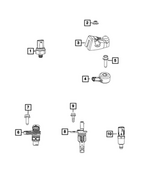 6510013AA - Electrical: Hex Head Bolt And Washer for Chrysler: 300, Pacifica, Voyager | Dodge: Challenger, Charger, Durango | Jeep: Cherokee, Gladiator, Grand Cherokee, Grand Cherokee L, Grand Wagoneer, Wagoneer, Wrangler | Ram: 1500, 1500 Classic, 2500, 3500, ProMaster 1500, ProMaster 2500, ProMaster 3500, ProMaster EV Image