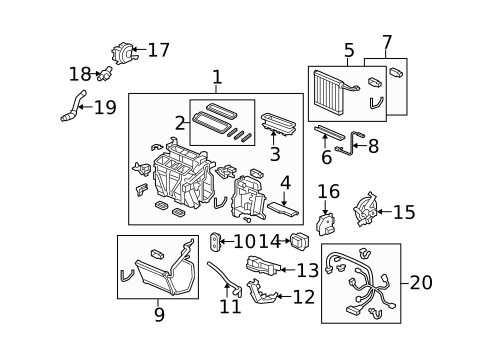 Heater for 2010 Acura TSX #0