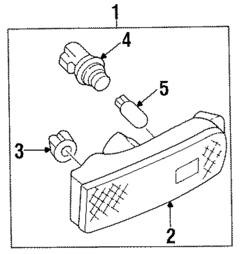 Bulbs - Chassis for 1999 Nissan Maxima #3