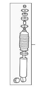 MJA3540DE - Suspension: Shock for Jaguar Image