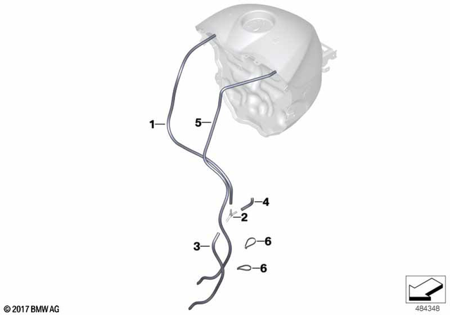 11747797115 - Fuel Supply: Hose Running Meter - 4.5X9mm for BMW-Motorrad Image