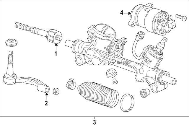 85733422 - : Inner Tie Rod for GM Image