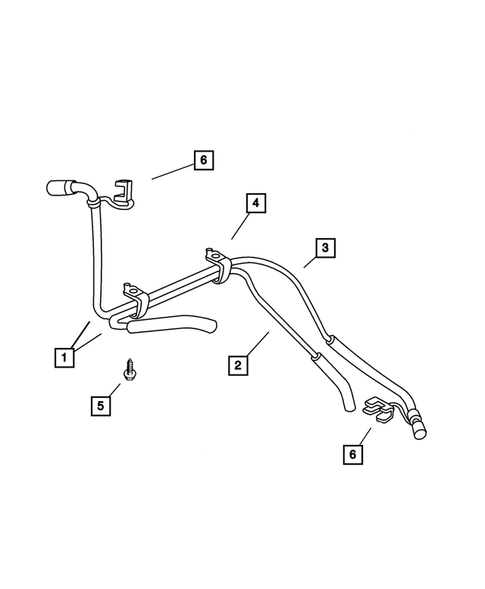 Fuel Lines for 2001 Jeep Wrangler #3