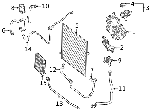 Intercooler for 2018 Mercedes-Benz S 63 AMG&reg; #0