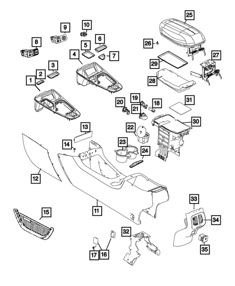 Consoles for 2017 Jeep Cherokee #0
