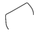 63232SA000 - : Weatherstrip for Subaru Image