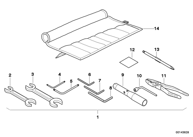 46637660066 - : Assembly Guard For Trim Panel for BMW-Motorrad Image