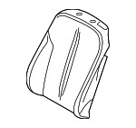 52107280589 - Body: Seat Back Cover for BMW: 640i, 640i Gran Coupe, 640i xDrive, 640i xDrive Gran Coupe, 650i, 650i Gran Coupe, 650i xDrive, 650i xDrive Gran Coupe, M6, M6 Gran Coupe Image