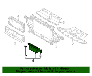 86990-CV000 - Radiator Shutter Assembly 2022-2024 Kia EV6 | Kia.Parts Store