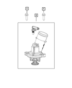 6101982 - Cooling: Hex Head Screw And Washer for Chrysler: 300, Aspen | Dodge: Challenger, Charger, Durango, Journey, Magnum, Ram 1500, Viper | Jeep: Commander, Grand Cherokee, Grand Cherokee L, Grand Wagoneer, Wagoneer, Wrangler | Ram: 1500, 1500 Classic, 2500, 3500 | SRT: Viper Image