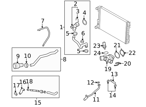 Hoses & Lines for 2010 Volkswagen Beetle #2