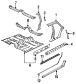 21126118 - Body: Floor Pan for GM Image