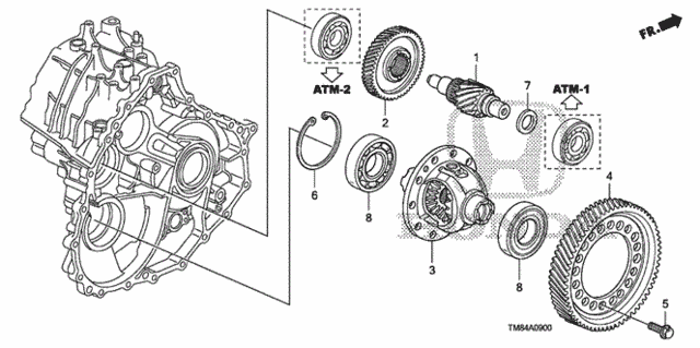 AT Differential for 2013 Honda Insight #0