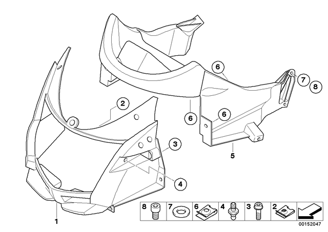 46637691017 - : Pin for BMW-Motorrad Image