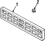 F4XY8200A - Body: Grille for Ford Image