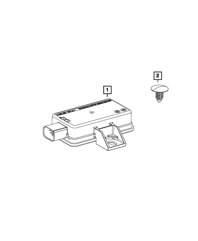 68530444AC - Electrical: Control Module Receiver for Mopar Image