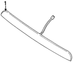 5016828AA - Electrical: License Lamp for Chrysler: Grand Voyager, Town &amp; Country, Voyager | Dodge: Caravan, Grand Caravan Image