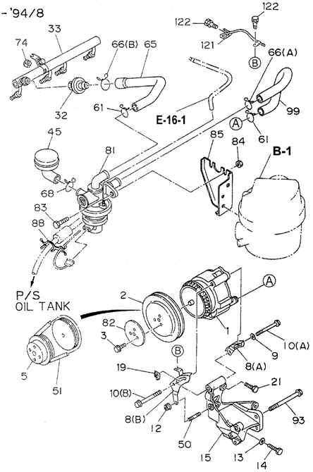 Air Pump for 1994 Honda Passport #0
