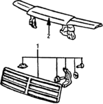 MB377276 - : Grille for Mitsubishi: Galant Image