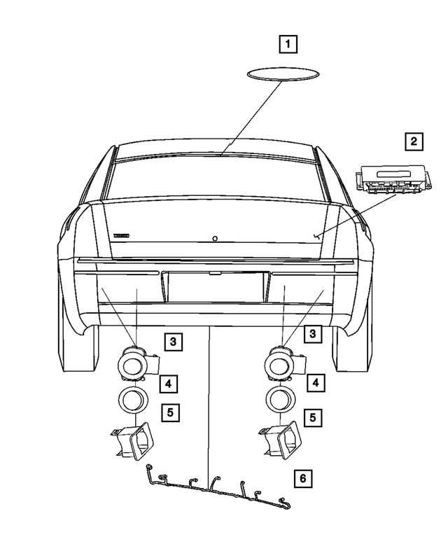 4602421AH - Electrical: Parking Assist Module for Chrysler: 300 | Dodge: Charger, Magnum Image
