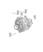 6512991AA - Electrical: Hex Flange Head Screw for Mopar Image