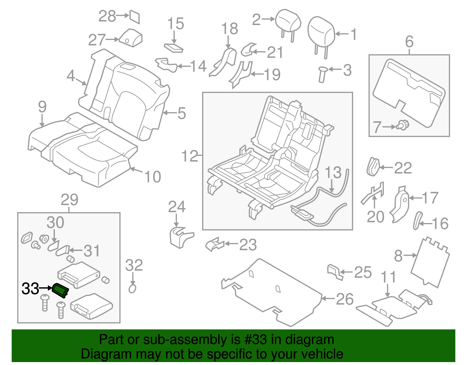 thumbnail image 2 of Genuine OEM Nissan Armada 2017-2021 Second Row Seat Cup Holder (88741-1LK3D) - Black, Made In Japan 2 of 2