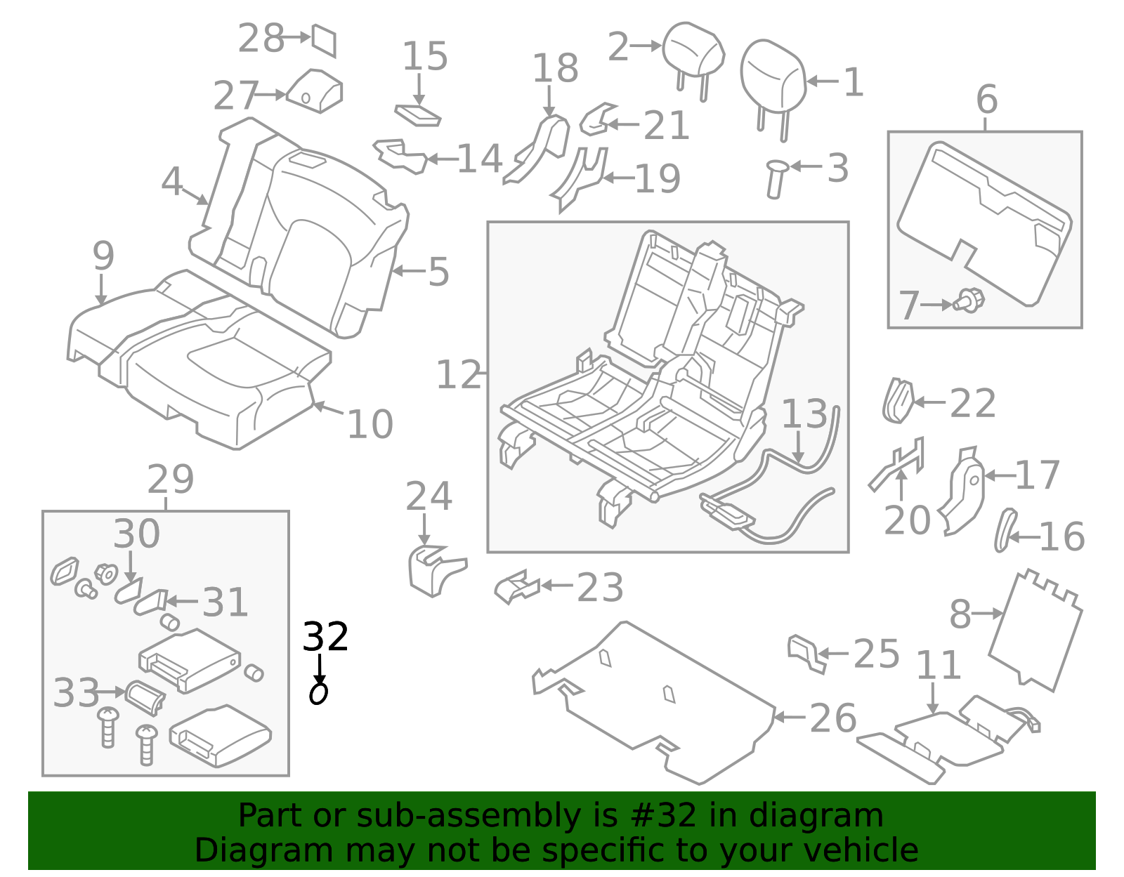 2017-2024 Nissan Armada Armrest Assembly Cover 88715-1LK0A | OEM Parts ...