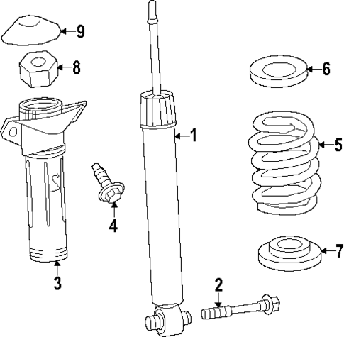 Shocks & Components for 2024 Lexus TX550h+ #0