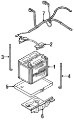 K01F56214 - : Hold Down Clamp Bolt for Kia: Sportage Image