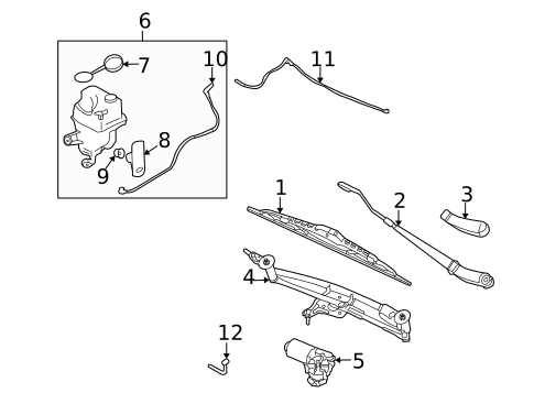 Wipers for 2005 Mercury Montego #0