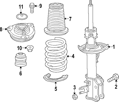 Struts & Components for 2025 Dodge Hornet #1