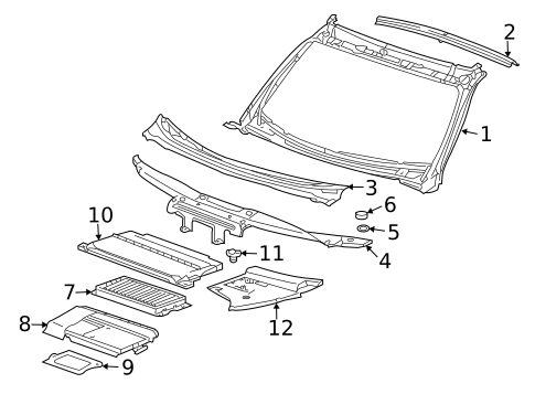 Cowl for 2003 Porsche 911 #0