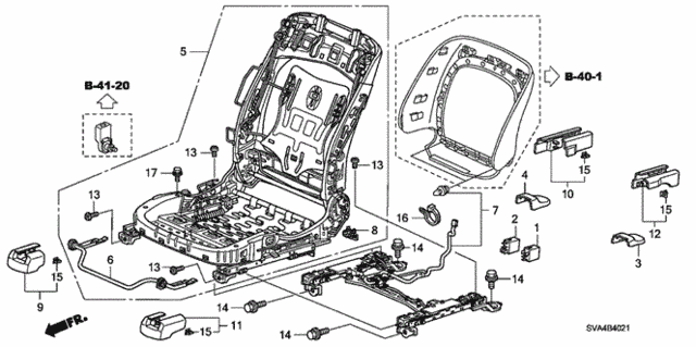 Front Seat Components (R.) ('08-) for 2009 Honda Civic #0