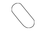 C2P21354PVJ - Body: Seat Belt Trim Bezel for Jaguar Image
