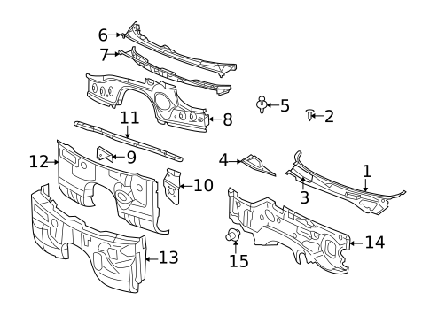 Cowl for 2006 Dodge Charger #0
