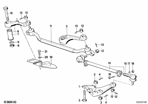 Steering System Connectors for 1986 BMW 524td #0